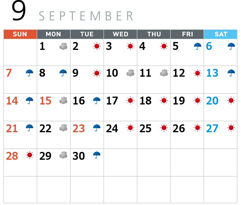 9月